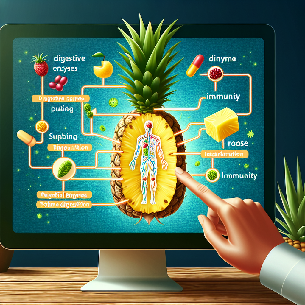 파인애플의 효과: 소화 효소와 면역력 증진의 비결을 알아보자