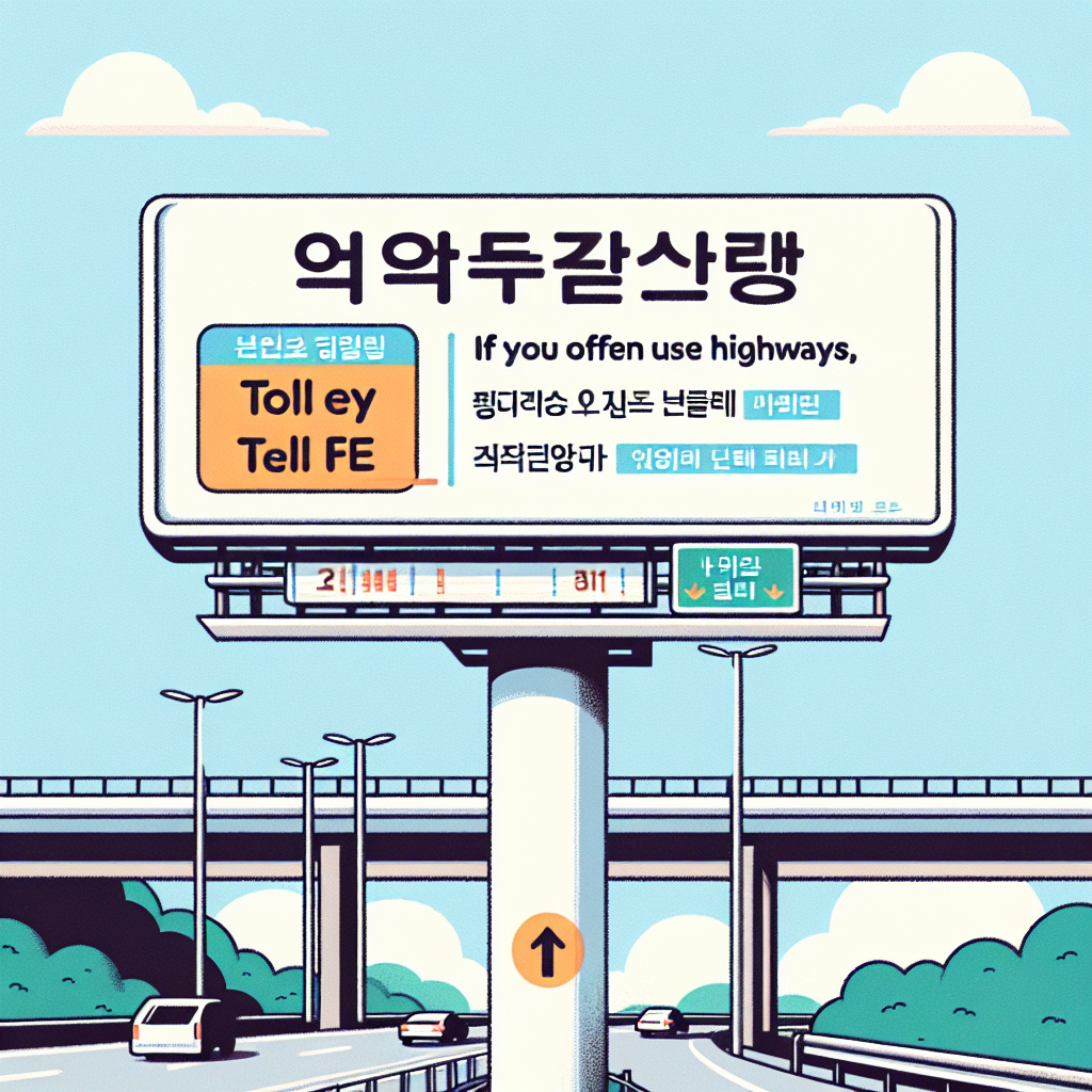 고속도로 자주 탄다면 이 요금 꼭 확인하세요