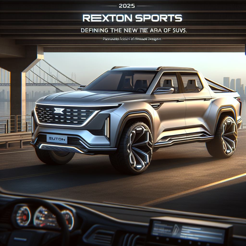 2025 렉스턴스포츠 정보, 픽업 SUV의 새로운 정의 2025 렉스턴스포츠 정보, 픽업 SUV의 새로운 정의