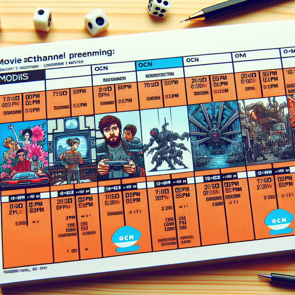 OCN MOVIES 편성표, 영화 채널 편성 정보