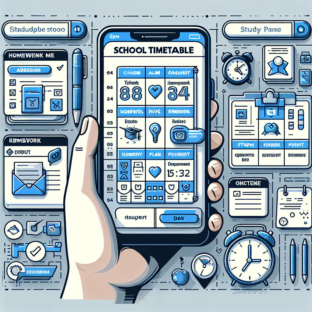 컴시간 알리미, 고등학생 필수 시간표 앱