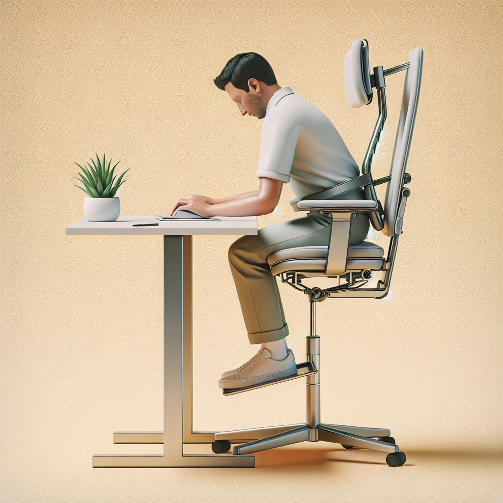 의자 높이 조절, 허리 피로가 확 줄어드는 기준 의자 높이 조절, 허리 피로가 확 줄어드는 기준