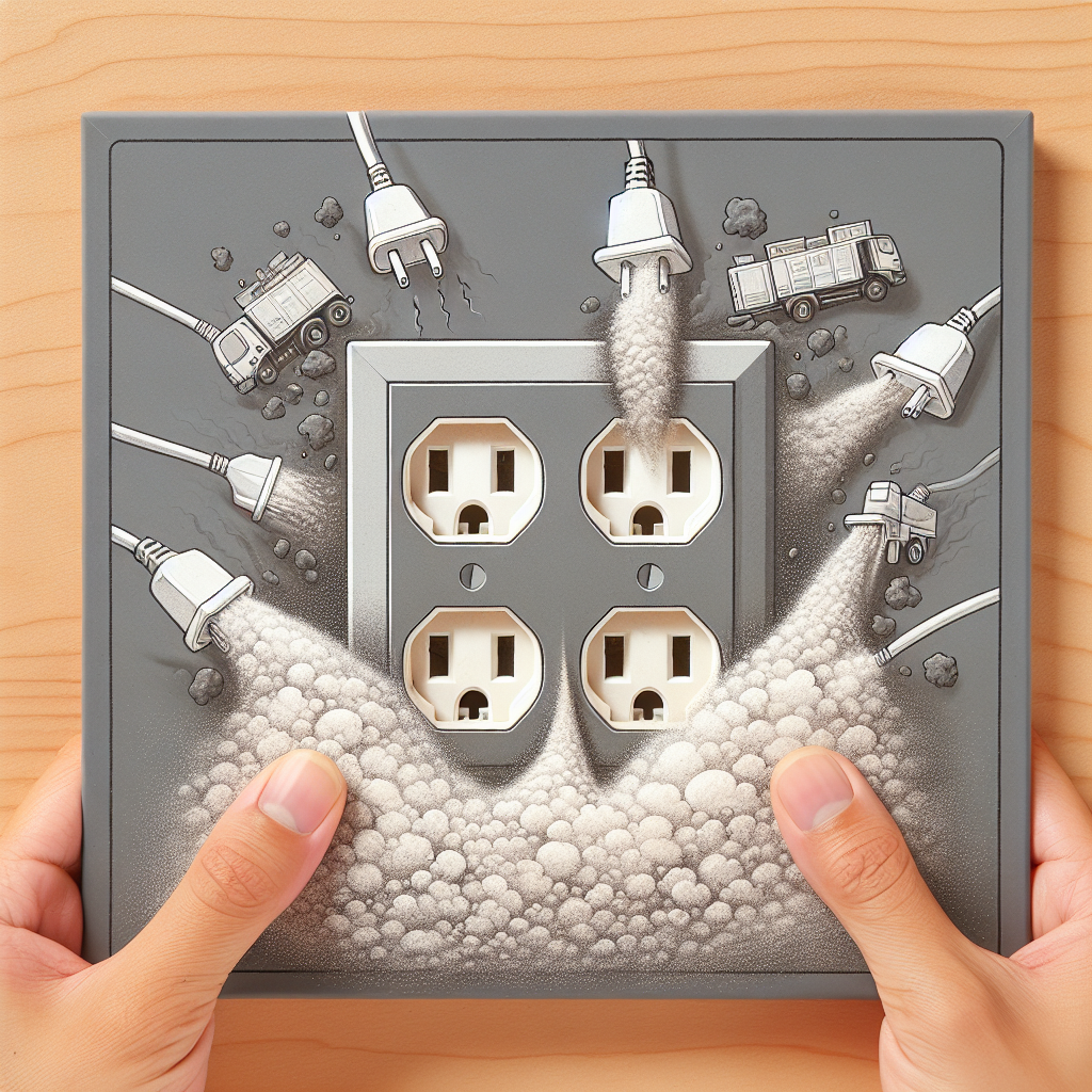 콘센트 먼지 관리, 화재 위험 줄어드는 이유