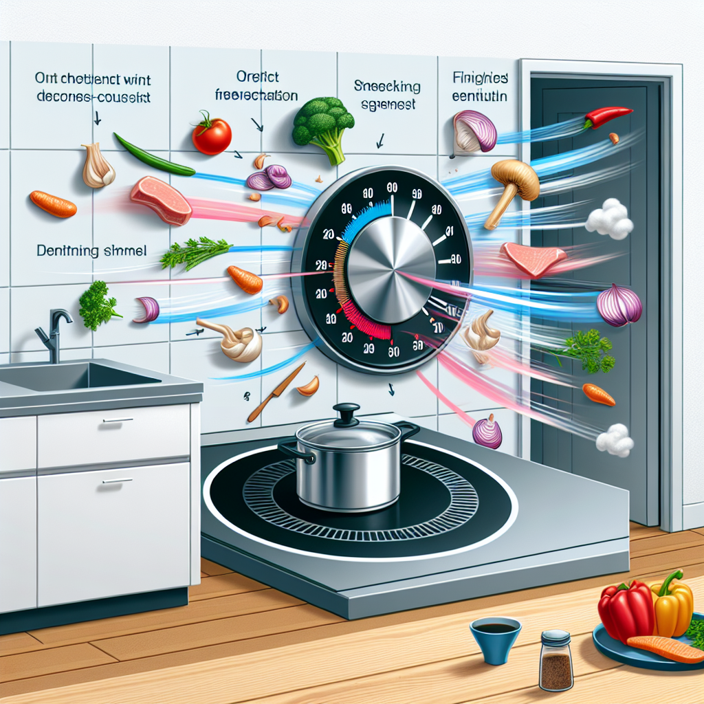 주방 환기 타이밍, 요리 냄새 빨리 빠지는 순간