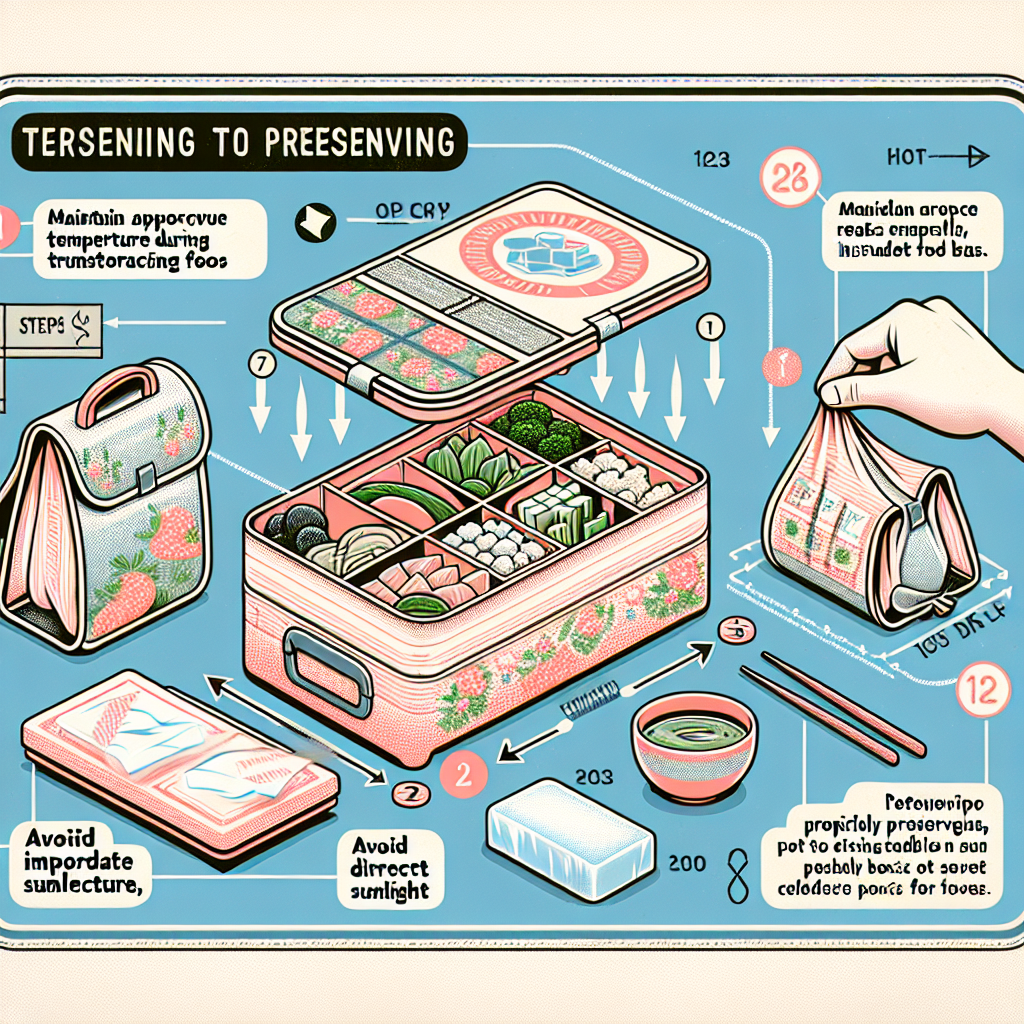 도시락 보관법, 상하지 않게 가져가는 요령