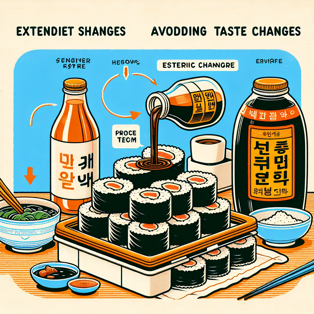 김밥 오래 보관, 맛 변하는 시점 늦추는 방법
