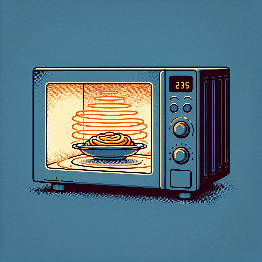 전자레인지 데우기, 음식이 골고루 따뜻해지는 방식