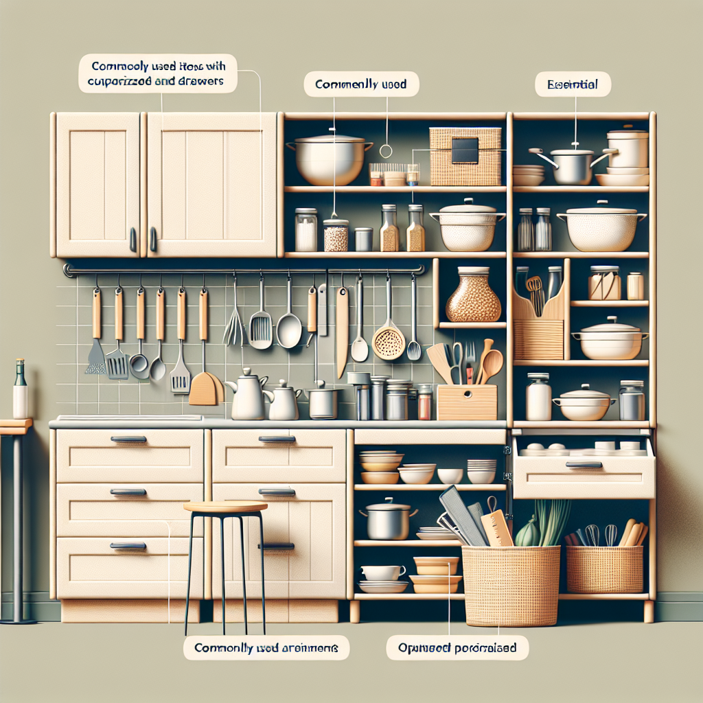 주방 수납 정리, 자주 쓰는 것부터 배치해야 하는 이유