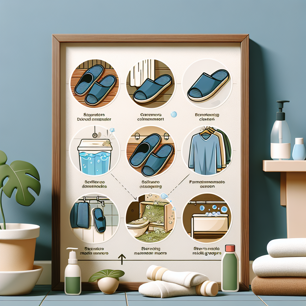 욕실 슬리퍼 관리, 곰팡이 줄어드는 보관법