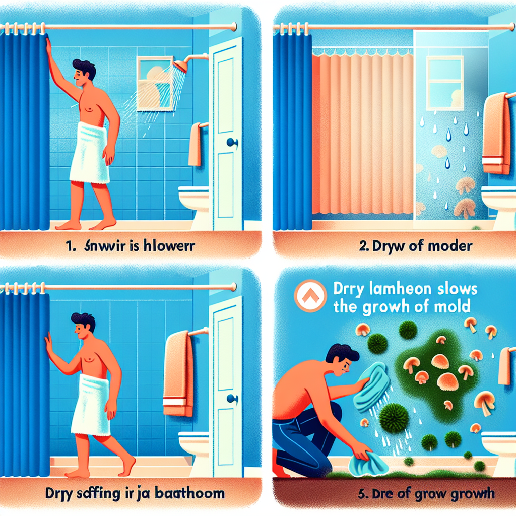 샤워 후 물기 제거, 곰팡이 생기는 속도 늦추는 이유 샤워 후 물기 제거, 곰팡이 생기는 속도 늦추는 이유