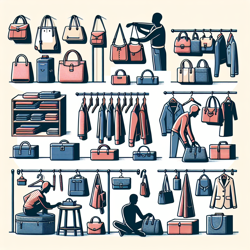 가방 정리법, 바닥에 쌓이지 않게 만드는 방법