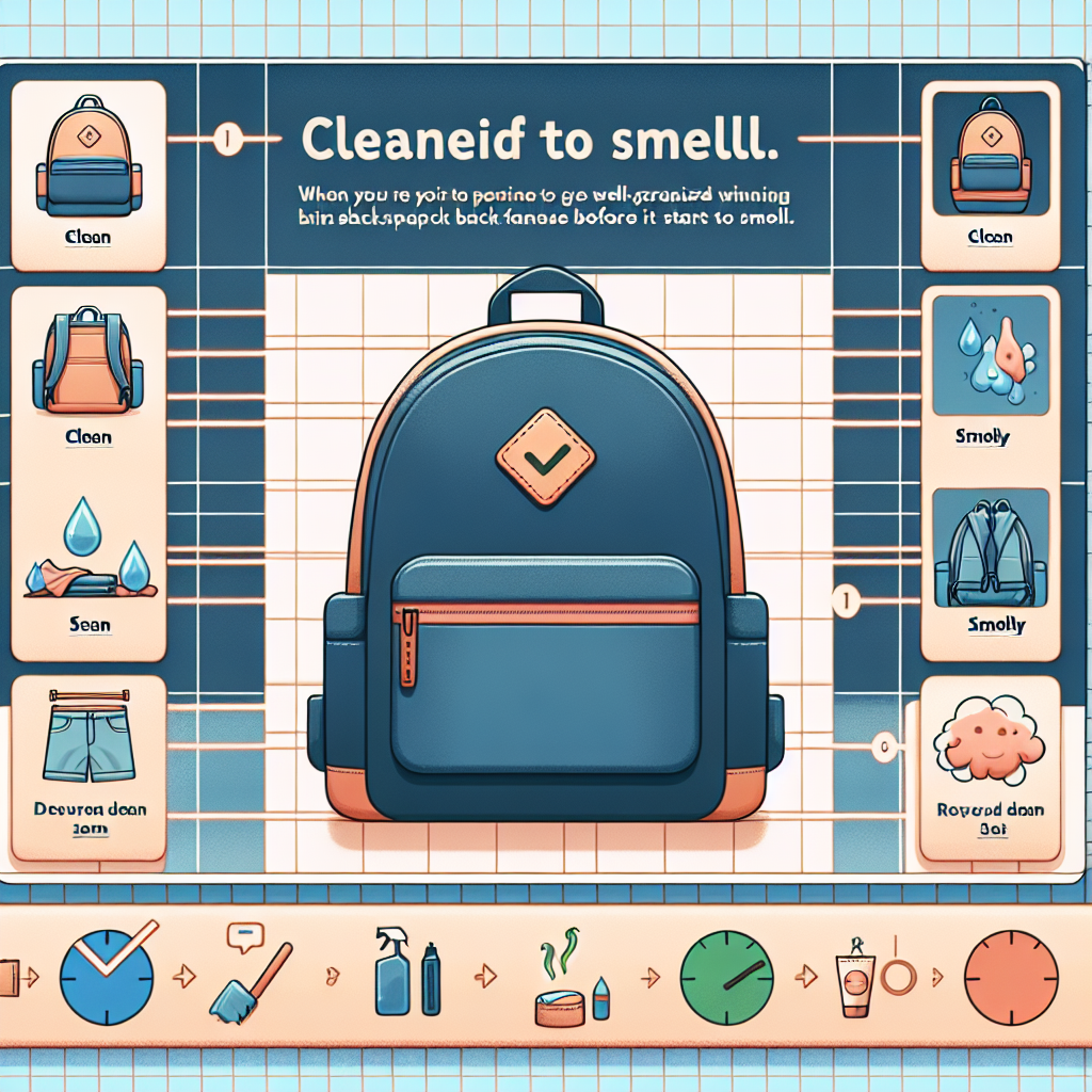 백팩 세탁 주기, 냄새 나기 전에 관리하는 기준 백팩 세탁 주기, 냄새 나기 전에 관리하는 기준