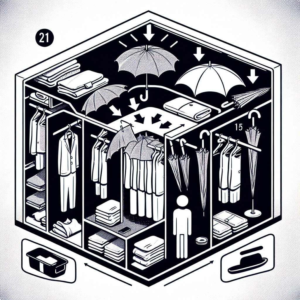 우비 보관법, 다음 비 오는 날 바로 쓰는 요령