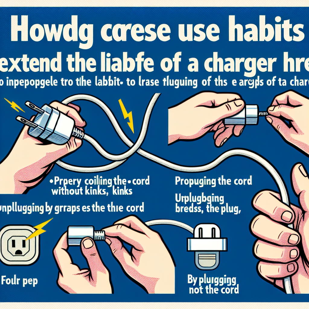 충전기 오래 쓰는 법, 단선 막는 사용 습관
