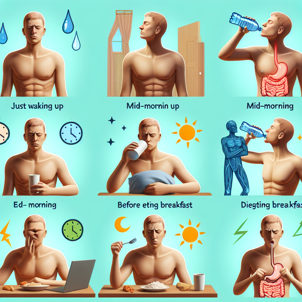 아침 물 마시는 타이밍, 몸 반응이 달라지는 이유