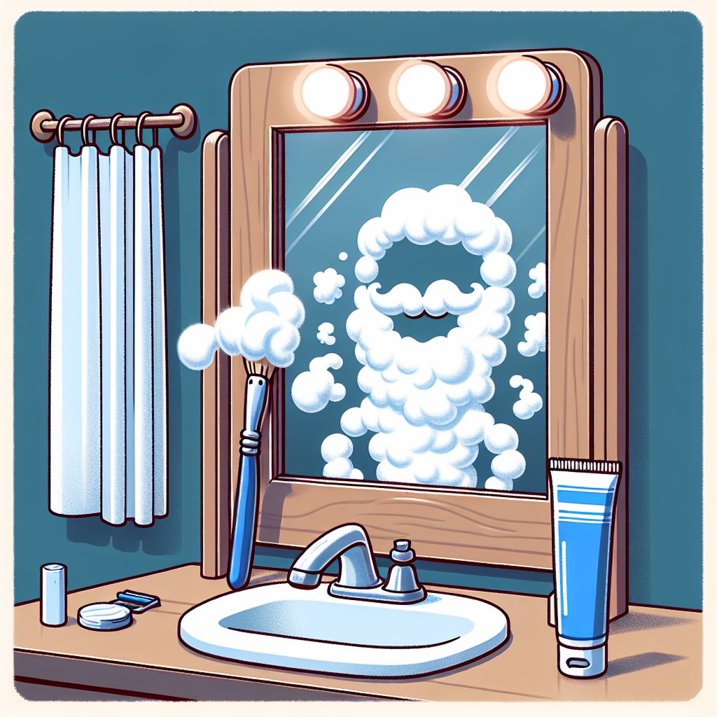 거울 김서림 방지, 면도크림 하나로 해결되는 이유 거울 김서림 방지, 면도크림 하나로 해결되는 이유