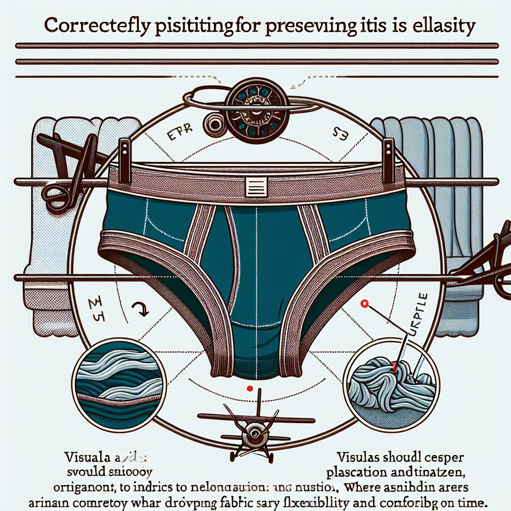 속옷 건조 위치, 탄력 유지되는 이유