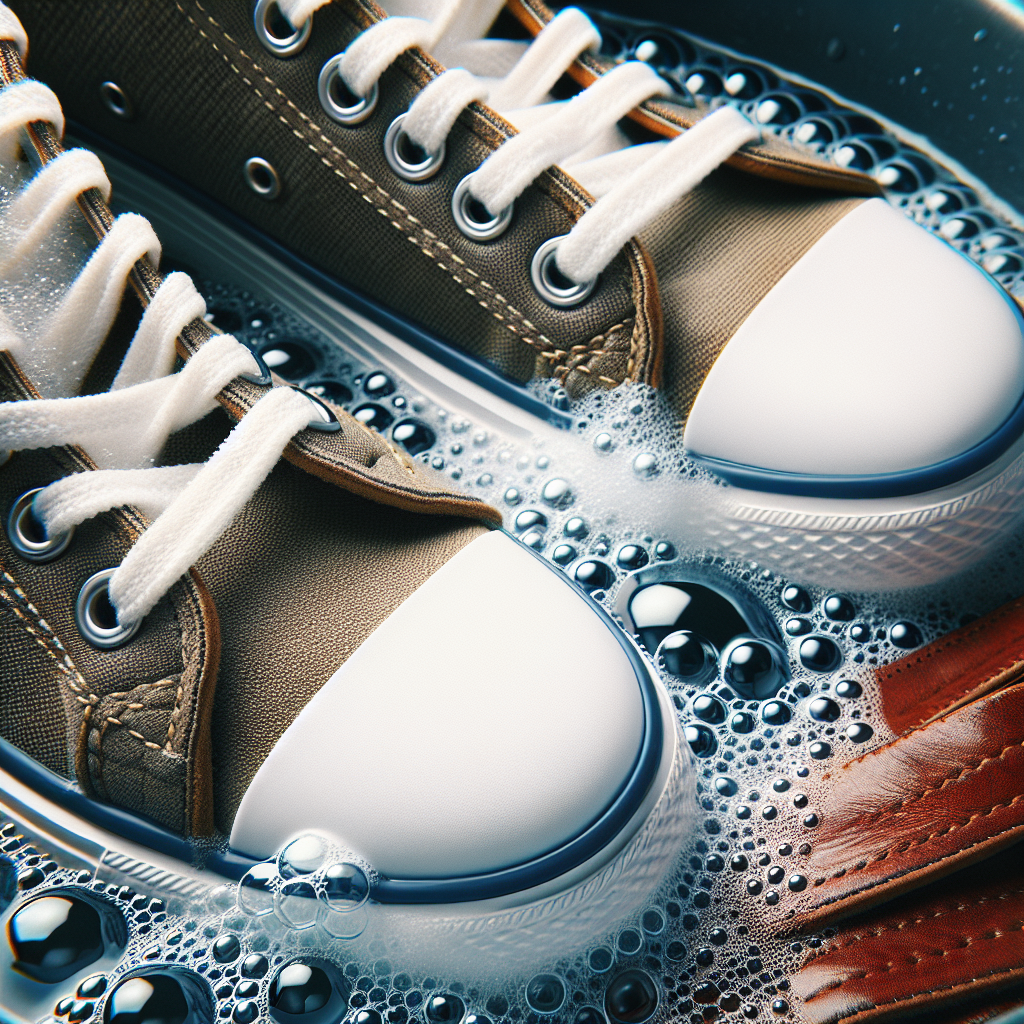 신발 끈 세탁, 전체가 새것처럼 보이는 이유