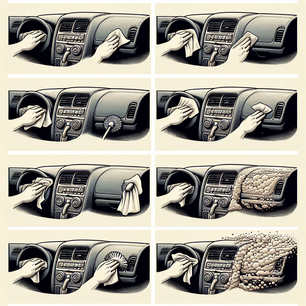 차량 대시보드 청소, 먼지 쌓임 줄어드는 순서 차량 대시보드 청소, 먼지 쌓임 줄어드는 순서