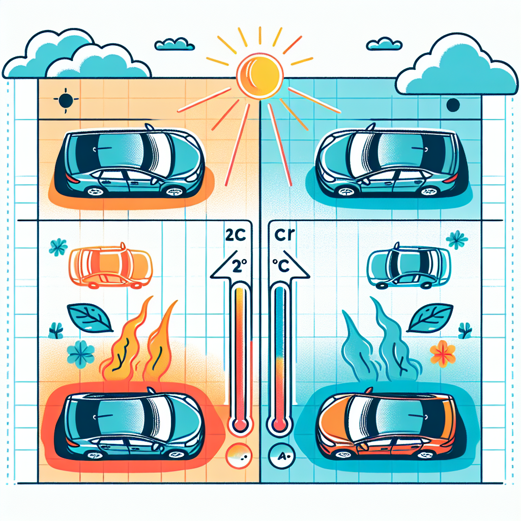 주차 위치 선택, 차량 온도 차이 나는 이유