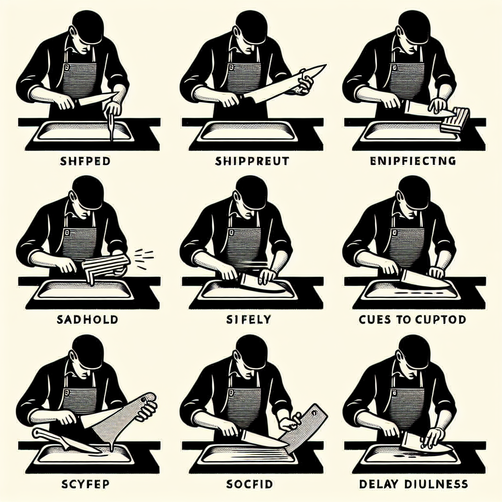 칼날 관리, 무뎌짐 늦추는 세척 순서 칼날 관리, 무뎌짐 늦추는 세척 순서