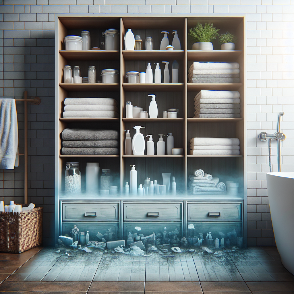 욕실 수납 정리, 물때 쌓임 줄어드는 이유