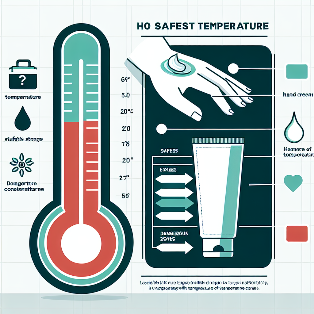 핸드크림 보관, 변질 막는 온도 기준