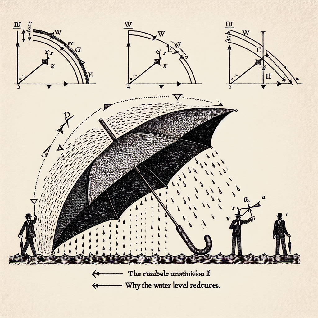 우산 말리기 각도, 물 고임 줄어드는 이유