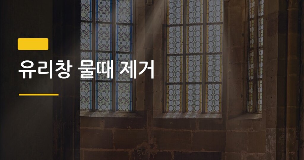 유리창 물때 제거, 신문지 vs 극세사 어떤 게 진짜 효과 있을까