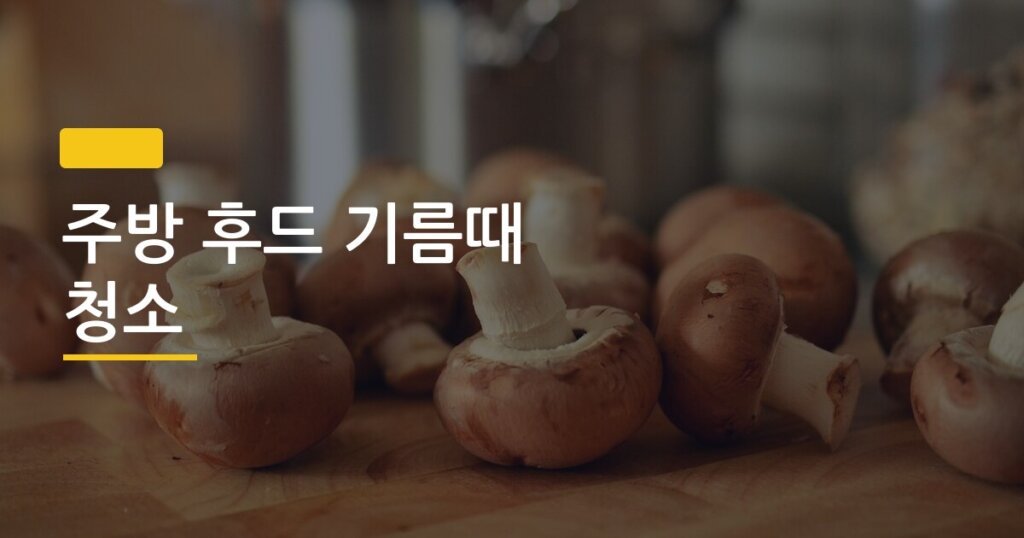 주방 후드 기름때 청소, 10분 안에 끝내는 단계별 순서 공개
