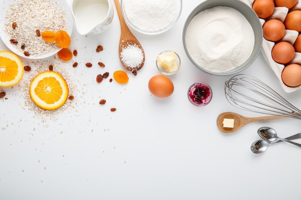 baking soda in small bowl placed inside kitchen cabinet