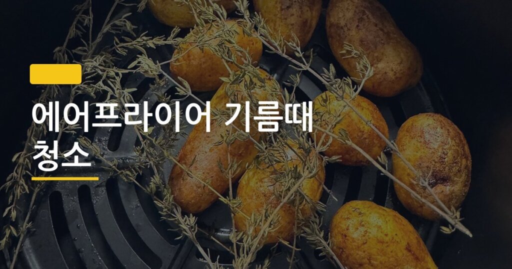에어프라이어 기름때 청소, 잘못하면 코팅 다 벗겨진다는 거 알고 있었어?